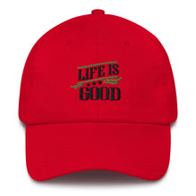 Load image into Gallery viewer, ‘Life Is Good’ Made in USA Cotton Cap