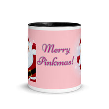 Load image into Gallery viewer, 'Merry Pinkmas' Pink Mug with Color Inside