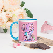 Load image into Gallery viewer, 'Happy Easter Gnome with Eggs' Mug With Color Inside