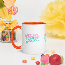 Load image into Gallery viewer, 'Goal Getter' Mug With Color Inside