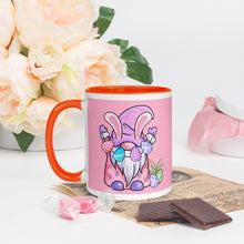 Load image into Gallery viewer, 'Happy Easter Gnome with Eggs' Mug With Color Inside