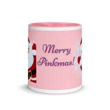 Load image into Gallery viewer, 'Merry Pinkmas' Pink Mug with Color Inside