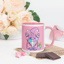 Load image into Gallery viewer, 'Happy Easter Gnome with Eggs' Mug With Color Inside