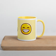 Load image into Gallery viewer, 'Smile' Mug with Yellow Color Inside