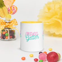 Load image into Gallery viewer, 'Goal Getter' Mug With Color Inside