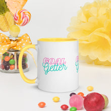 Load image into Gallery viewer, 'Goal Getter' Mug With Color Inside
