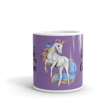 Load image into Gallery viewer, 'Drink Coffee Unicorn Purple' Mug