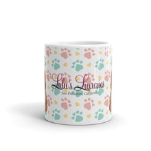 Load image into Gallery viewer, 'Puppy Love Paw Print Dog Bone' Glossy Mug