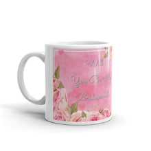 Load image into Gallery viewer, 'Will You Be My Bridesmaid?' Pink With Flowers Glossy Mug