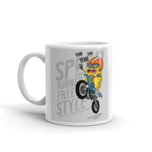 Load image into Gallery viewer, 'Monster Free Style Motorbike' Glossy mug