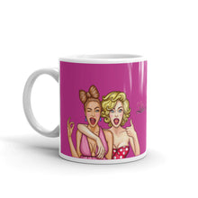 Load image into Gallery viewer, 'Friends Forever' Pink Girls Glossy Mug