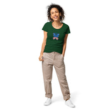 Load image into Gallery viewer, 'Butterfly In The USA' Women’s Organic T-Shirt