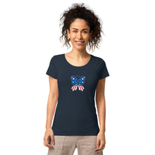 Load image into Gallery viewer, 'Butterfly In The USA' Women’s Organic T-Shirt