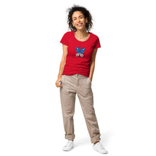 Load image into Gallery viewer, 'Butterfly In The USA' Women’s Organic T-Shirt
