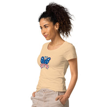 Load image into Gallery viewer, 'Butterfly In The USA' Women’s Organic T-Shirt