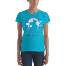 Load image into Gallery viewer, 'Rainbow Joy Lulu's Luxuries' Women's Short Sleeve T-Shirt