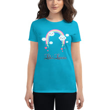 Load image into Gallery viewer, 'Rainbow Joy Lulu's Luxuries' Women's Short Sleeve T-Shirt