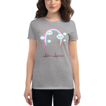 Load image into Gallery viewer, 'Rainbow Joy Lulu's Luxuries' Women's Short Sleeve T-Shirt