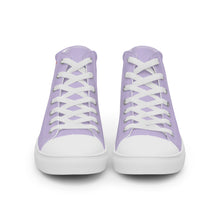 Load image into Gallery viewer, 'I'm Sorry I Can't - At The Gym' Women’s Purple High Top Canvas Shoes