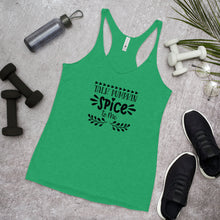 Load image into Gallery viewer, 'Talk Pumpkin Spice To Me' Women's Racerback Tank