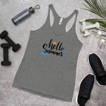 Load image into Gallery viewer, 'Hello Summer' Women's Racerback Tank