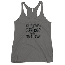 Load image into Gallery viewer, 'Talk Pumpkin Spice To Me' Women's Racerback Tank