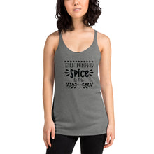 Load image into Gallery viewer, 'Talk Pumpkin Spice To Me' Women's Racerback Tank