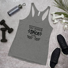 Load image into Gallery viewer, 'Talk Pumpkin Spice To Me' Women's Racerback Tank