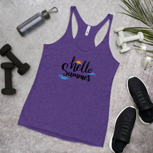 Load image into Gallery viewer, 'Hello Summer' Women's Racerback Tank