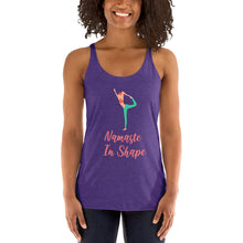 Load image into Gallery viewer, 'Namaste In Shape' Yoga Women's Racerback Tank