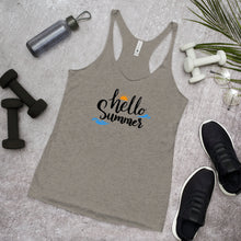 Load image into Gallery viewer, 'Hello Summer' Women's Racerback Tank