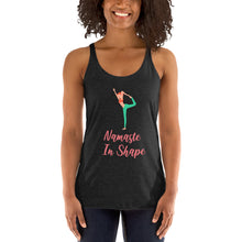 Load image into Gallery viewer, 'Namaste In Shape' Yoga Women's Racerback Tank