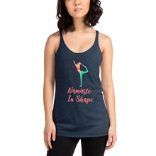 Load image into Gallery viewer, 'Namaste In Shape' Yoga Women's Racerback Tank
