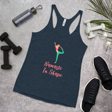 Load image into Gallery viewer, 'Namaste In Shape' Yoga Women's Racerback Tank