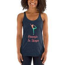 Load image into Gallery viewer, 'Namaste In Shape' Yoga Women's Racerback Tank