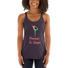 Load image into Gallery viewer, 'Namaste In Shape' Yoga Women's Racerback Tank