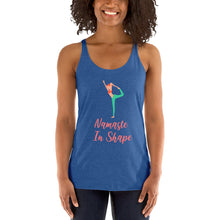 Load image into Gallery viewer, 'Namaste In Shape' Yoga Women's Racerback Tank