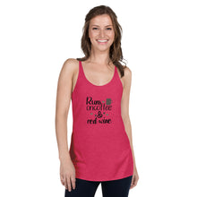 Load image into Gallery viewer, 'Runs On Coffee & Red Wine' Women's Racerback Tank