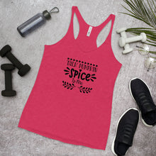 Load image into Gallery viewer, 'Talk Pumpkin Spice To Me' Women's Racerback Tank