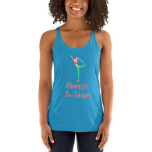 Load image into Gallery viewer, 'Namaste In Shape' Yoga Women's Racerback Tank