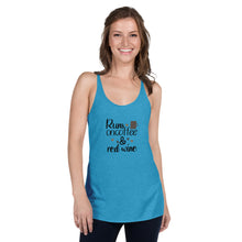 Load image into Gallery viewer, 'Runs On Coffee & Red Wine' Women's Racerback Tank