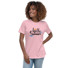 Load image into Gallery viewer, 'Hello Summer' Women's Relaxed T-Shirt