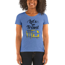 Load image into Gallery viewer, 'Let's Go Travel' Ladies' short sleeve t-shirt