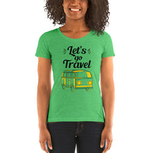 Load image into Gallery viewer, 'Let's Go Travel' Ladies' short sleeve t-shirt