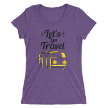 Load image into Gallery viewer, 'Let's Go Travel' Ladies' short sleeve t-shirt