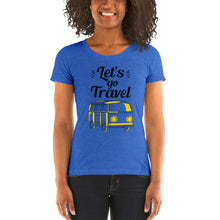 Load image into Gallery viewer, 'Let's Go Travel' Ladies' short sleeve t-shirt