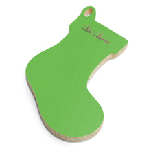 Load image into Gallery viewer, Holiday Gnome Green Wooden Ornaments