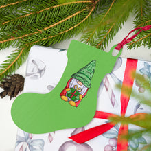 Load image into Gallery viewer, Holiday Gnome Green Wooden Ornaments