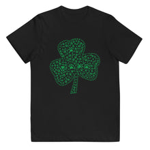 Load image into Gallery viewer, 'Paw Leaf Clover' Youth unisex jersey t-shirt