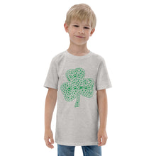Load image into Gallery viewer, 'Paw Leaf Clover' Youth unisex jersey t-shirt